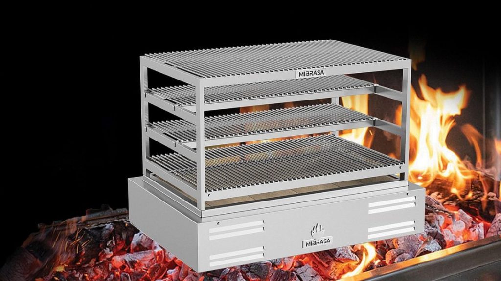 Hibachi grill van leverancier voor houtskoolovens met elegant stalen design voor Japanse grillervaringen